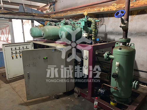 比澤爾螺桿機(jī)組維修現(xiàn)場